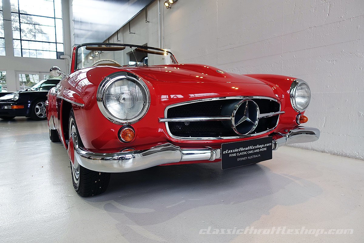 1960-Mercedes-Benz-190-SL-Fire-Engine-Red-1